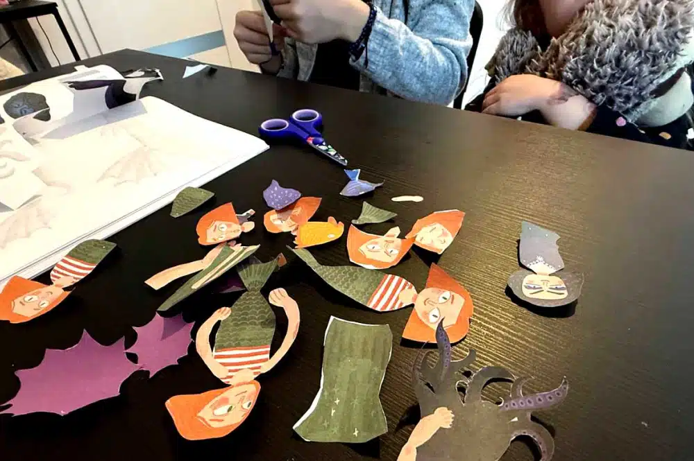Children creating stop-motion animation with the Babilling Animation Kit